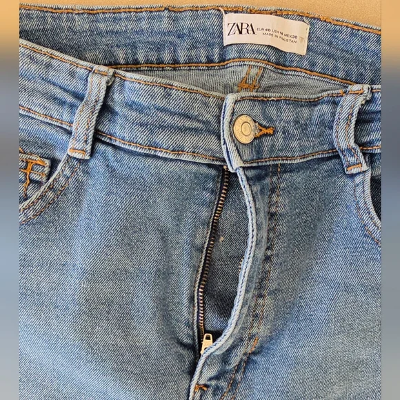 Zara Women's Skinny Jeans in Blue - Picture 10 of 13